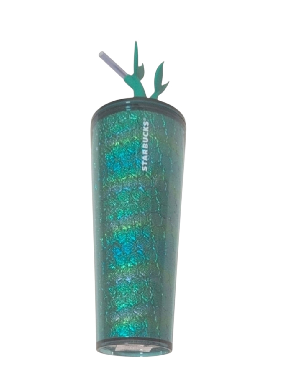 Starbucks Mermaid Diving Into Drink Tumbler Cup Iridescent